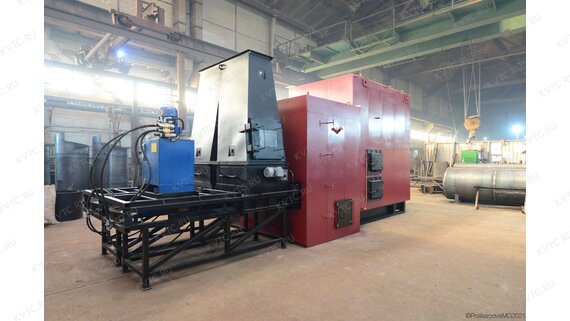 Котел 3.0 МВт на опилках промышленный